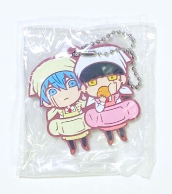 MASHLE Mash Burnedead & Lance Crown Rubber Strap Keychain Anime Banchoukou Charm