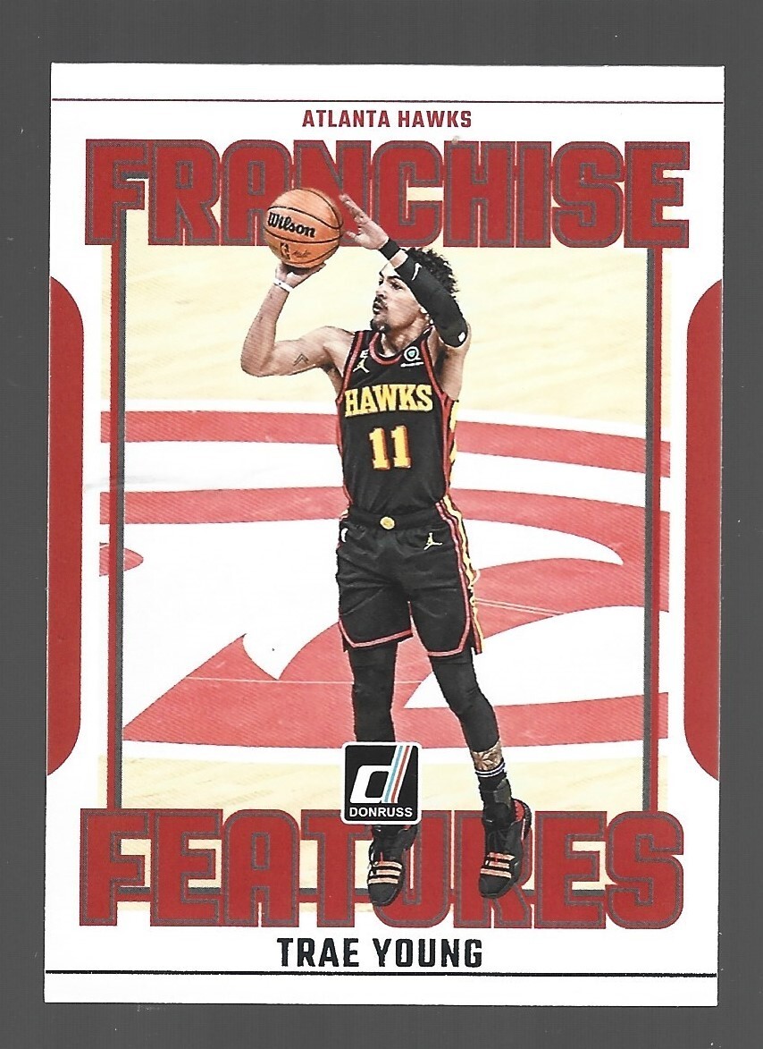 2023-24 Panini Donruss Basketball Franchise Features Trae Young #11 NRMT