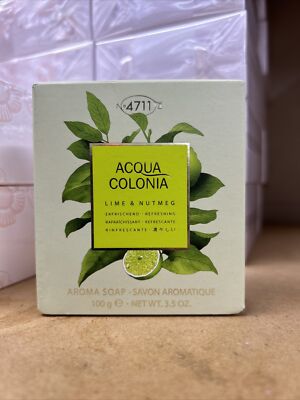 4711 Acqua Colonia Lime & Nutmeg Aroma Soap 3.5 oz