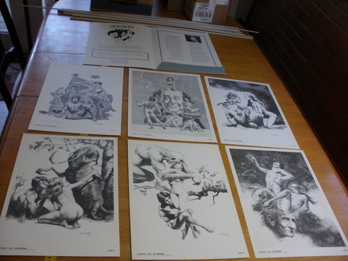 OBSESSIONS Fantasy Kunst Portfolio Val Mayerik nummeriert signiert 1980 Howard theDuck - Bild 7 von 12