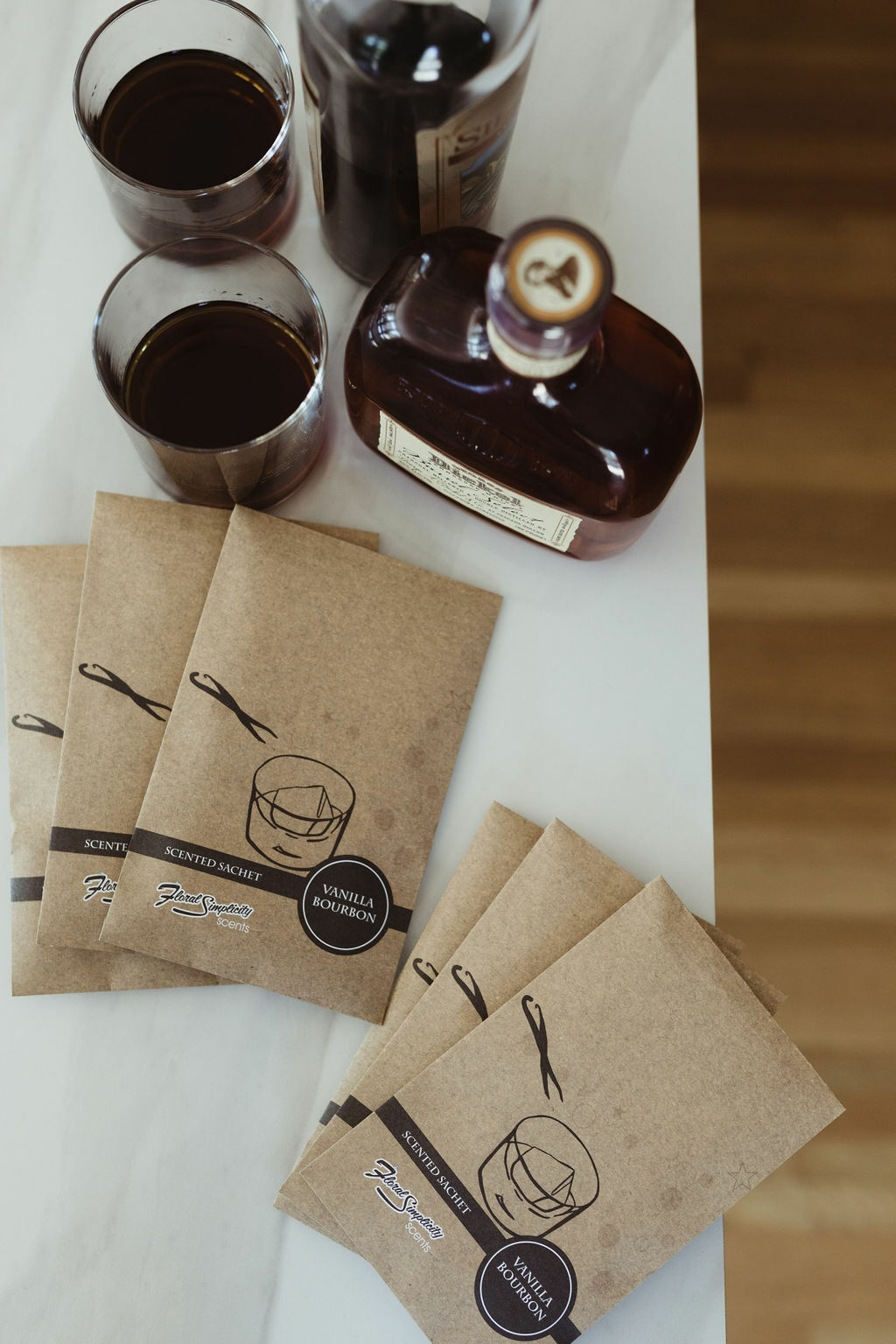 Vanilla Bourbon Scented Sachets 3-pack