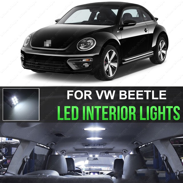 7x White Interior LED Lights Package For 2012 2016 Volkswagen VW
