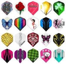 5 New Sets Ladies Standard Dart Flights - Random Selection - Ships w/ Tracking