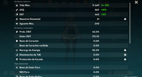 Genshin Impact AR 59 America - Nefer - Citlali - Mavuika - Furina - Raiden C1