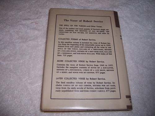 The Spell of the Yukon Robert Service hc/dj - Picture 4 of 5