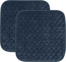Waterproof Washable Seat Protector Pad, Navy, 2-Pack