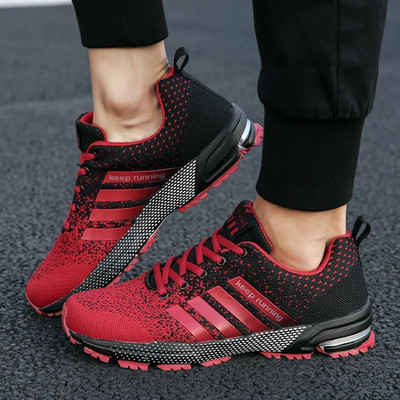 Airy breathable athletic sneakers for men and women
