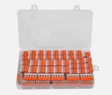 80Pcs 221-412 Lever Nut Compact Splicing Wire Connectors - 2/3/4/5 Conductor Set