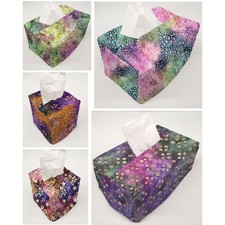 Batik Tie Dye Tissue Box Cover
