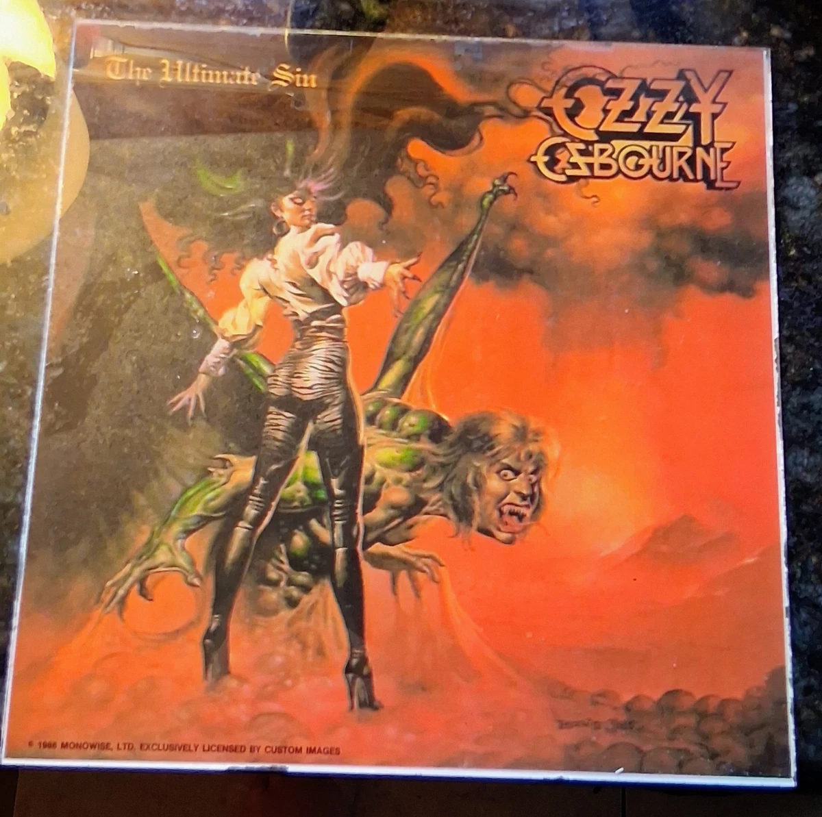 Broche Vintage Ozzy Osborne Cooperstown - Édition Limitée Super Rare 1/30 - Collector