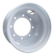 Trailer Wheel 17.5 Inch 17.5x6.75 Hub Centric 8 Lug 275mm Center White Dual Rim Trailer Wheel 17.5 Inch 17.5x6.75 Hub Centric 8 Lug 275mm Center White Dual Rim