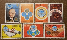 BELIZE 1981 Rotary (Scott 538-544; SG 606-612 MNH