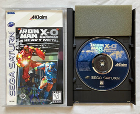 IRON MAN / X-O MANOWAR in HEAVY METAL (Sega Saturn, 1996) NTSC Marvel Reg