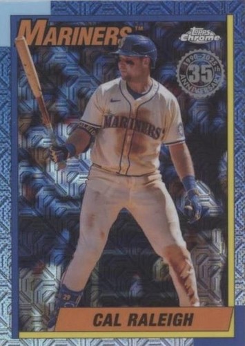 CAL RALEIGH 2025 Topps Series 2 35th Anniversary #90B2-13 Seattle