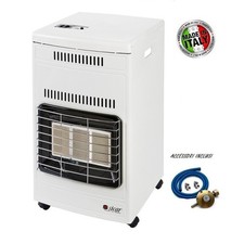 STUFA A GAS GPL INFRAROSSI CON PORTA BOMBOLA SICAR EURO 90 4200 W BIANCA