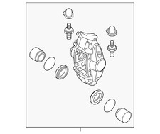 Genuine Nissan Caliper 44001-1EA1A