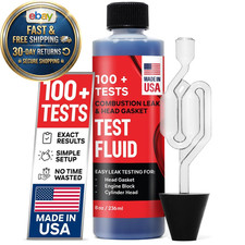 Combustion Leak Head Gasket Test Kit - Over 100 Tests - Includes 8oz...