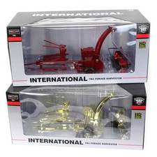 Gold & Red Chrome 1/16 International 781 Forage Harvester Nftm Chase Units