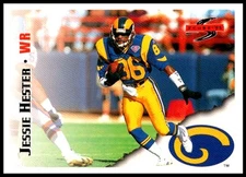 1995 Jessie Hester Pinnacle Score Football #62 St. Louis Rams