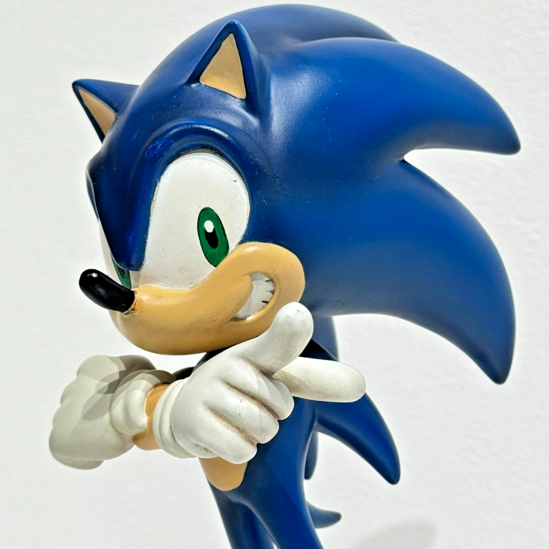 SEGA SONIC the Hedgehog 10th Anniversary Statue Figure 2001 Japan