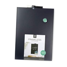 Magnetic Chalkboard, 11" x 15.5", Frameless, Premium Matte Surface, Includes