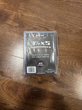 1 pack of 25ct BCW 3 " x 5" Topload Holders
