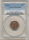 1914 1c PCGS MS63 RB