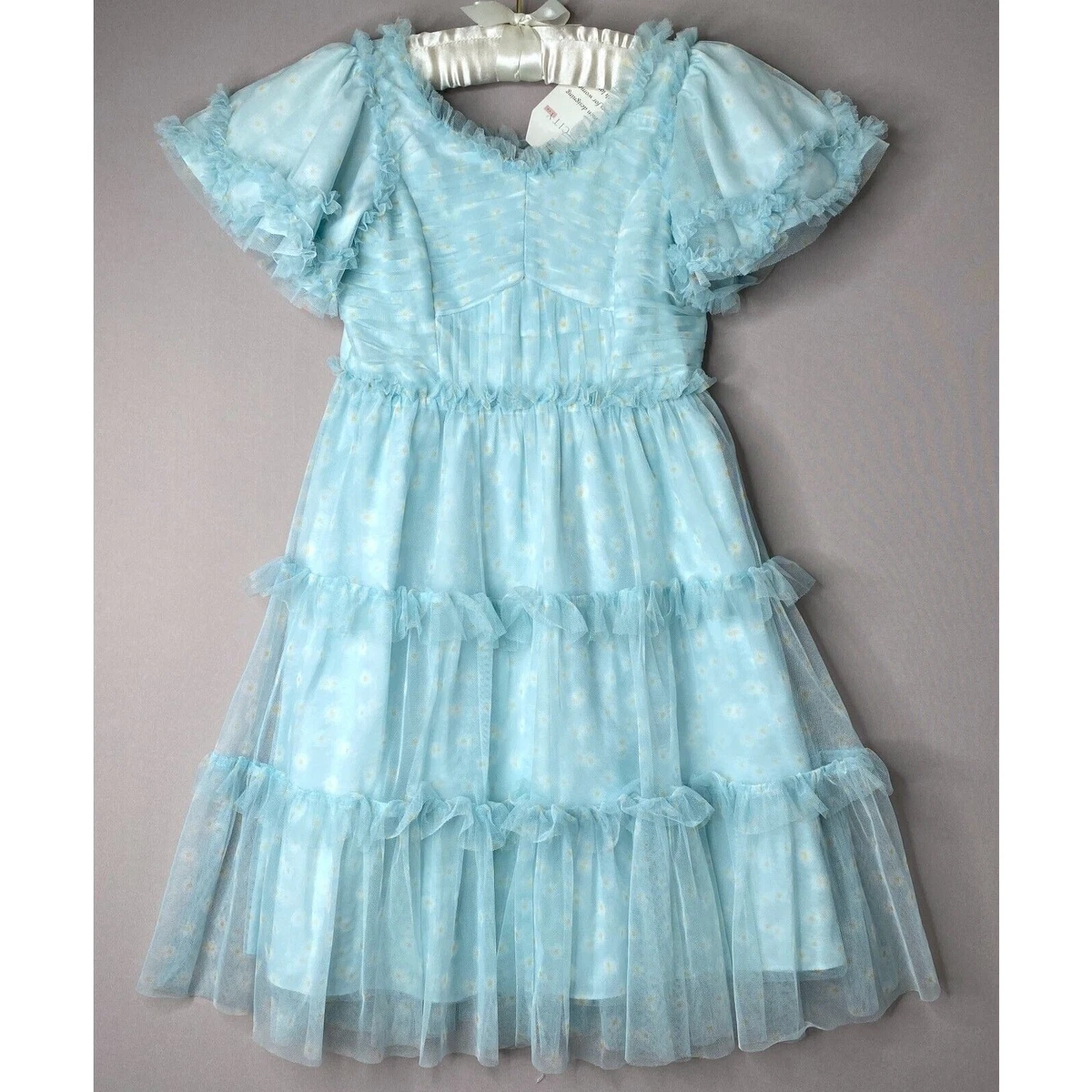 ivy blue dresses Ivy Chiffon Bridesmaid Dress