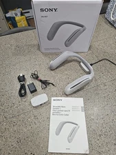 Sony SRS-WS1 Wearable Neck Speaker Light Gray, Open box, Nearly Brand New