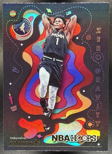 2021-22 Panini Hoops Anthony Edwards #4 Zero Gravity Holo Timberwolves