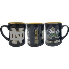 Notre Dame Fighting Irish Ceramic 16 oz Relief (3D) Mug