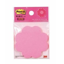 3M Post-it Strong Adhesive Flower Shape Neon Pink 45 Sheets/1 Pad 