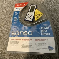 Sandisk Sansa MP3 Player M230 512mb UNOPENED 