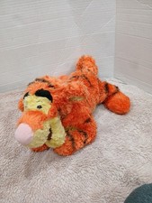 Disney Store MG LYING TIGGER Plush Authentic 14 Shaggy Stuffed Animal