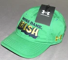 NEW! Under Armour Cotton Notre Dame Fighting Irish Strap Back Hat Youth NWT!