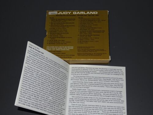 JUDY GARLAND - LIVE AT CARNEGIE HALL / DCC 24 KARAT GOLD USA 2-CD-BOX-SET - Bild 4 von 5