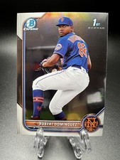 2022 Bowman Chrome 1st Robert Dominguez BCP-51 New York Mets