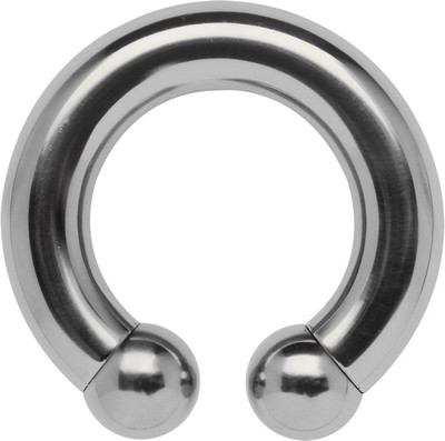 Anello Piercing A Ferro Di Cavallo In Titanio, Spessore 5 Mm (4g), Per Orecchio, Setto O Capezzolo