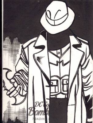 2018 Cryptozoic DC Bombshells Series 3 Sketch Card Batman b
