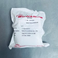 Edwards Elbow 90 Degree Aluminum Fitting Total of 5 Elbows