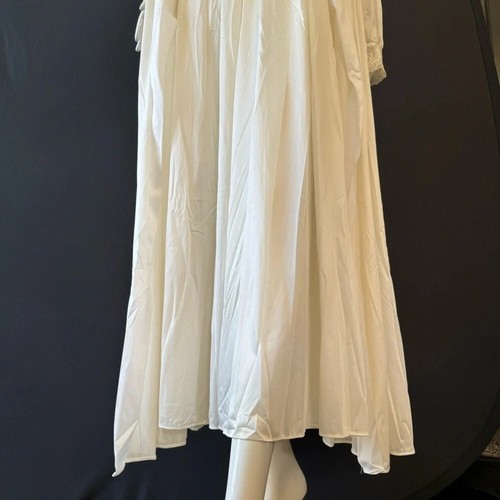 Vintage NWT bridal PEGNOIR SET nightgown long sexy Romantic sz S deadstock - Picture 7 of 13