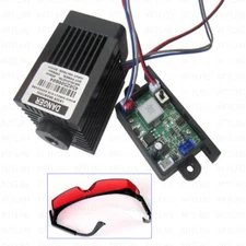 Focusable High Power 2.5W 450nm Blue Laser Module TTL 12V Carving free Goggles