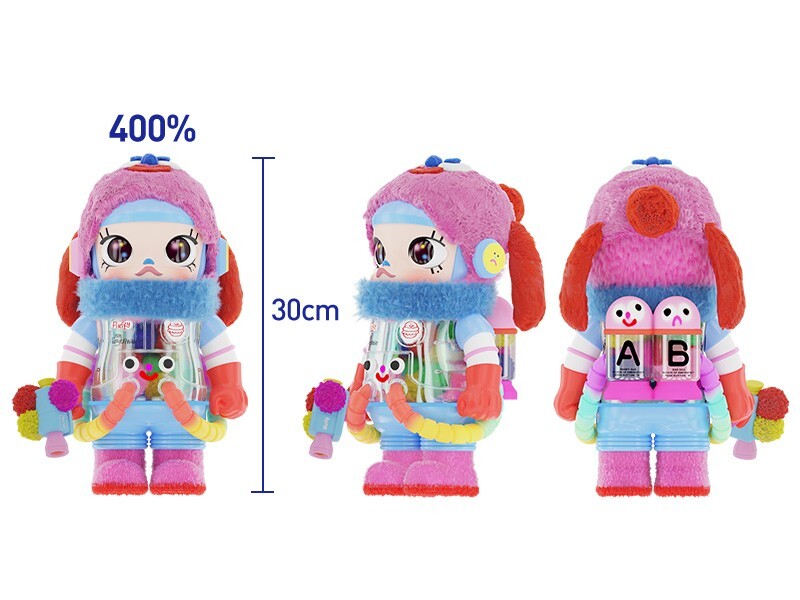 POP MART MEGA SPACE MOLLY 400% Jon Burgerman FIGURE TOY NEW