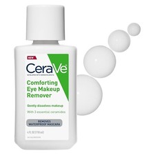 Open Box - CeraVe Eye Makeup Remover with Hyaluronic Acid and Ceramides, 4 fl oz