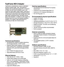 ATTO FastFrame FF-NS12 2-Port LC SFP 10GbE PCIe2.0 Network Adapter FULL Profile