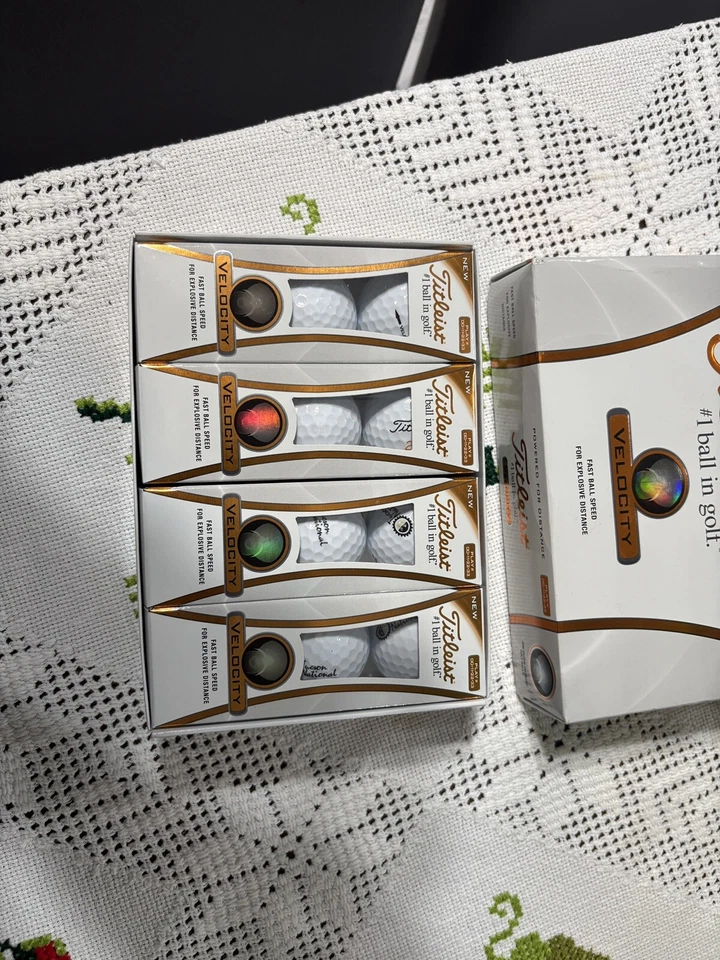 Titleist Velocity Golf Balls 12 Pack – New Sealed White – Powered for Distance - Image 2 of 4