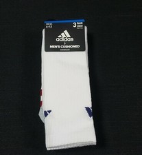 Adidas Mens Crew Socks 3 Pairs Originals multi color keeps you dry Aeroready