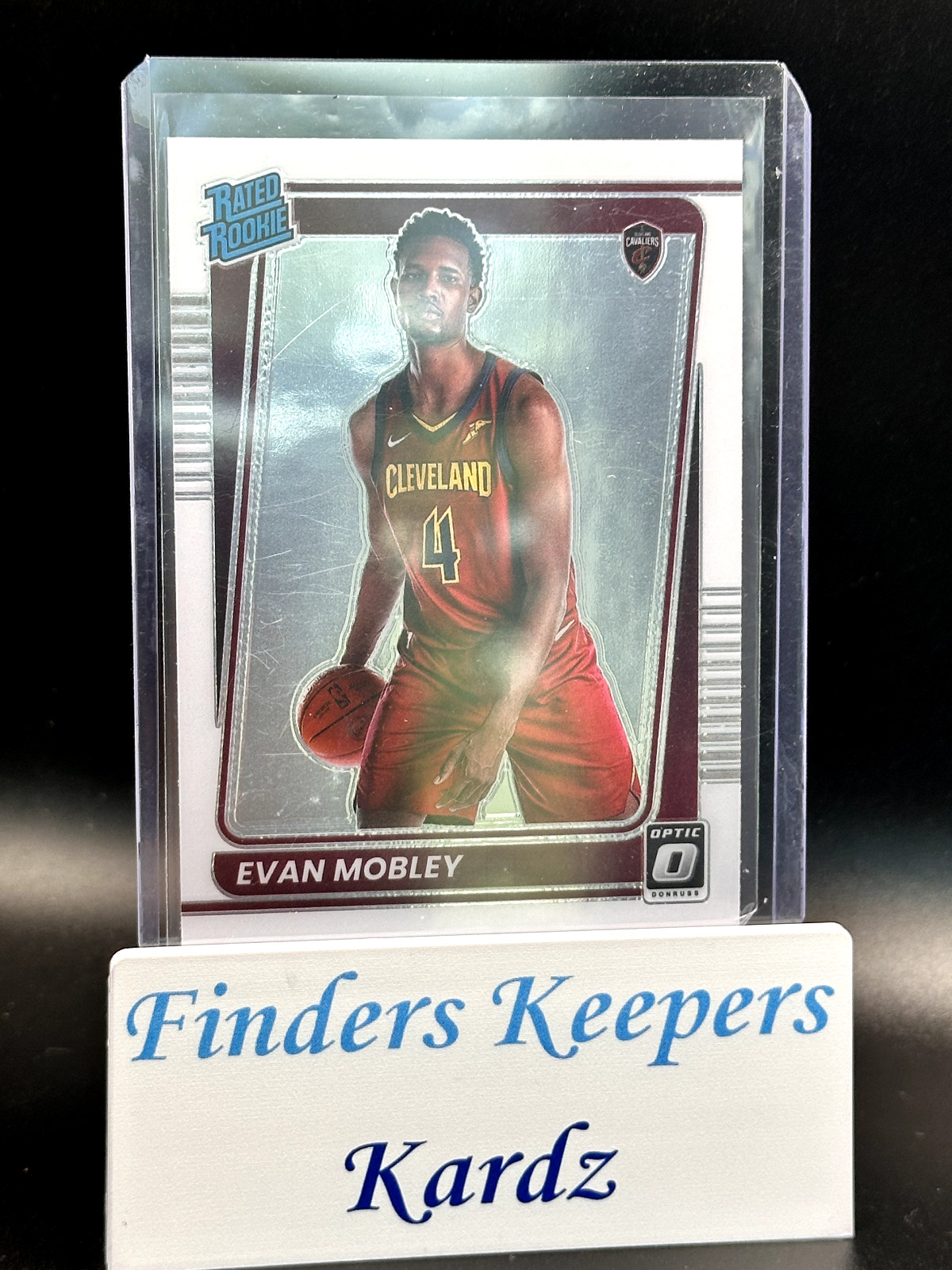 2021-22 EVAN MOBLEY DONRUSS OPTIC BASKETBALL RATED ROOKIE BASE #175  CAVALIERS