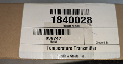 Landis & Staefa P/N 1840028 Temperature Transmitter Range 0-100 Deg F