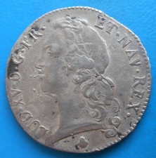 Louis XV, &Eacute;cu Mit Dem Band 1745 Q Perpignan, Selten Und Sch&ouml;n